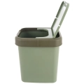 Kosz na śmieci plastikowy zielony 12 l