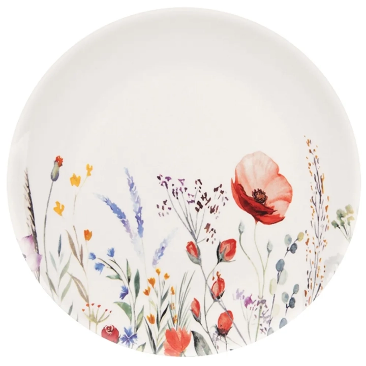 Zestaw serwis obiadowy porcelanowy biały MAKI 18 el.
