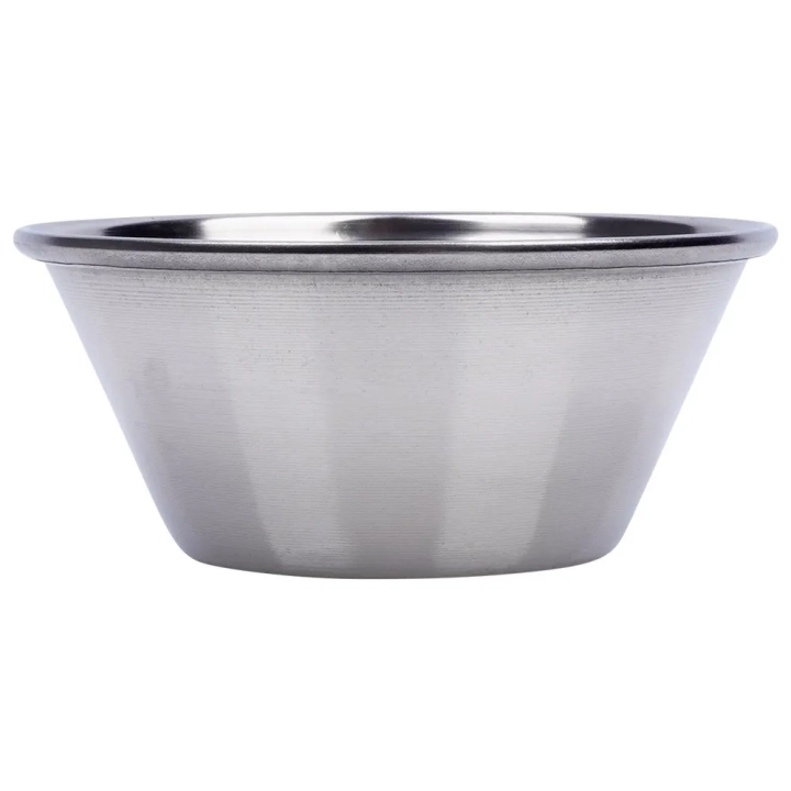 Miseczka na sos dipówka stalowa 6 cm, 40 ml 4 szt.