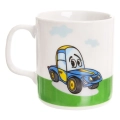Zestaw śniadaniowy dziecięcy porcelanowy AUTO 3 el.