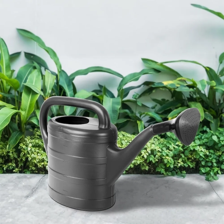 Konewka do podlewania plastikowa szara 5 l