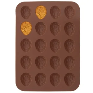 Forma do ciastek silikonowa brązowa orzechy SILLINIE