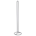 Stojak na papier toaletowy metalowy czarny 60 cm
