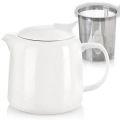 Dzbanek z zaparzaczem do herbaty porcelanowy 650 ml