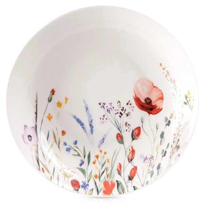Talerz obiadowy głęboki porcelanowy MAKI 20,5 cm, 600 ml
