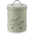 Pojemnik na warzywa i owoce metalowy zielony GREENISH 2,4 l