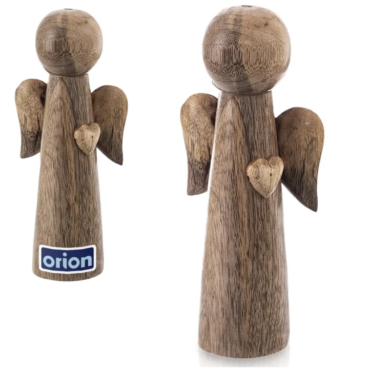 Figurka drewniana świąteczna anioł MANGO 21 cm