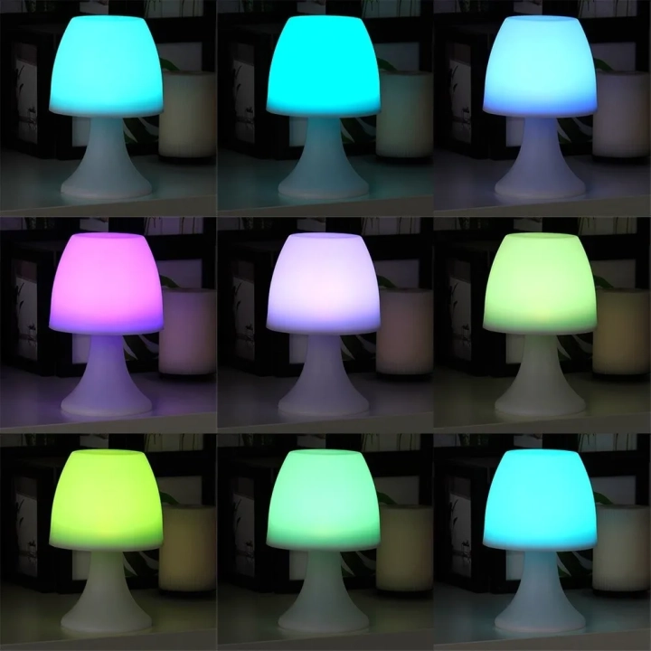Lampka nocna LED multikolor 19 cm