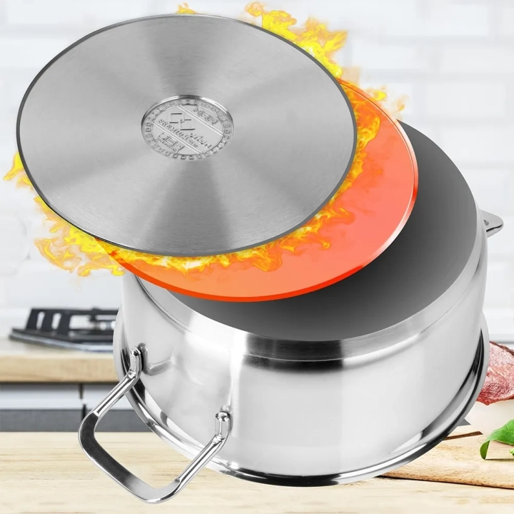 Garnek stalowy z pokrywką ANETT 20 cm, 3 l
