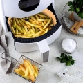 Wkład do frytkownicy beztłuszczowej Air Fryer papierowy okrągły 20 cm 50 szt.