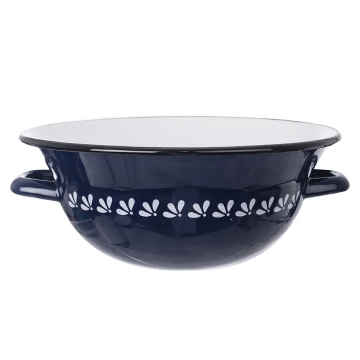 Miska kuchenna emaliowana MODROBILA 26 cm, 2,5 l