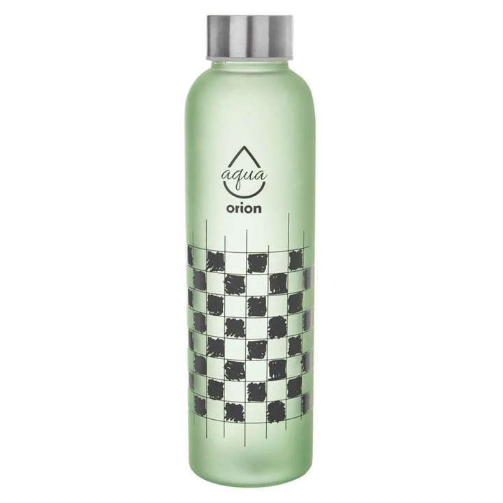 Butelka na wodę szklana zielona 600 ml