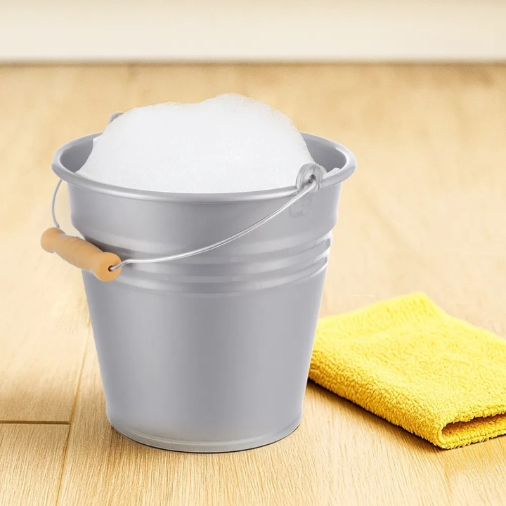 Wiadro plastikowe szare 10 l
