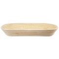 Koszyk do wyrastania ciasta na chleb rattanowy 1,5 kg / 43x16x7 cm