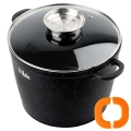Garnek granitowy ze szklaną pokrywką TERRUNA AROMA 28 cm, 9,7 l