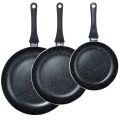 Zestaw patelni granitowy BLACK LINE 3 szt. 20 / 24 / 28 cm