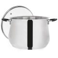 Garnek stalowy ze szklaną pokrywką DALIE 26 cm, 10,6 l