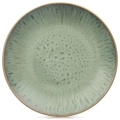 Talerz deserowy ceramiczny zielony GLAZE 20,5 cm