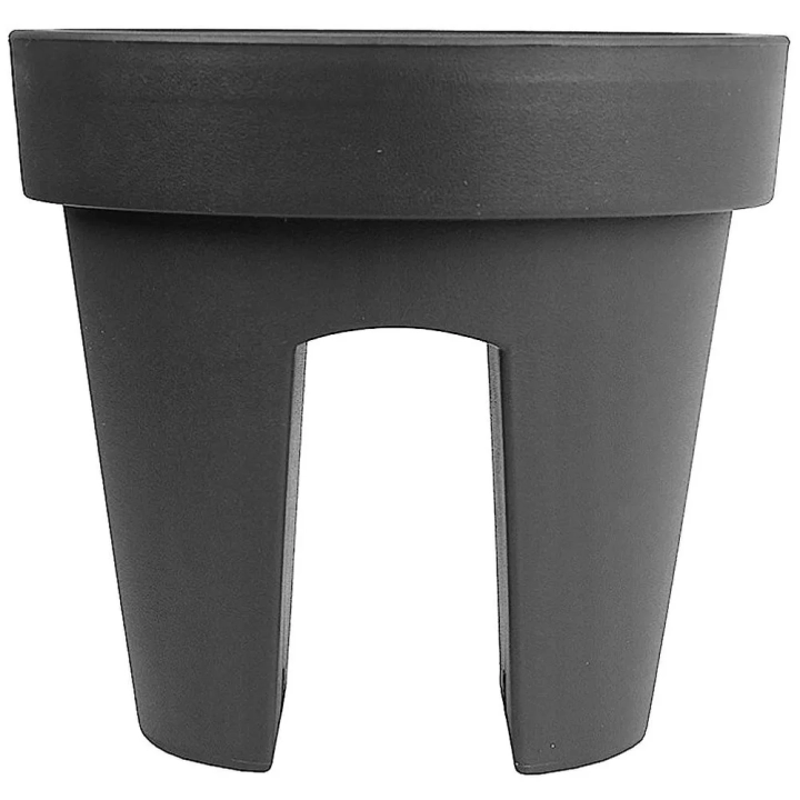 Doniczka balkonowa plastikowa szara 28 cm