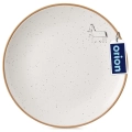 Talerz deserowy ceramiczny beżowy 20 cm