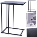Stolik kawowy metalowy czarny boczny 40x26x58 cm
