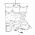 Ruszt do grillowania ryby metalowy 28x55,5 cm