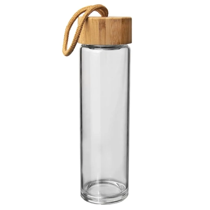 Butelka na wodę szklana z sitkiem 450 ml
