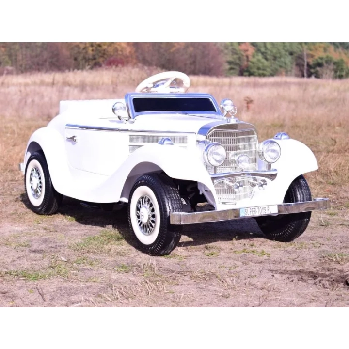 MERCEDES RETRO TYP 540K DLA DZIECKA I DLA RODZICA, MIĘKKIE KOŁA EVA, MIĘKKIE SIEDZENIE, FULL OPCJA/A200
