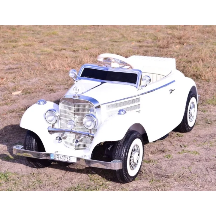 MERCEDES RETRO TYP 540K DLA DZIECKA I DLA RODZICA, MIĘKKIE KOŁA EVA, MIĘKKIE SIEDZENIE, FULL OPCJA/A200