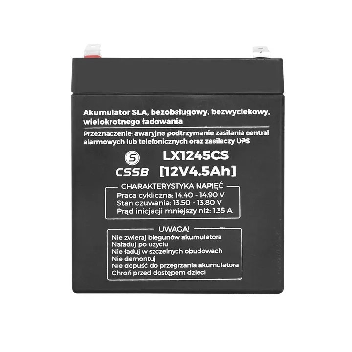 Akumulator 12V 4.5 Ah do pojazdów/LX1245CS