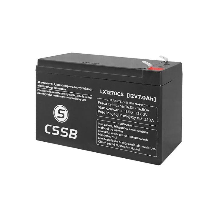 Akumulator żelowy 12V 7 Ah/LX1270CS