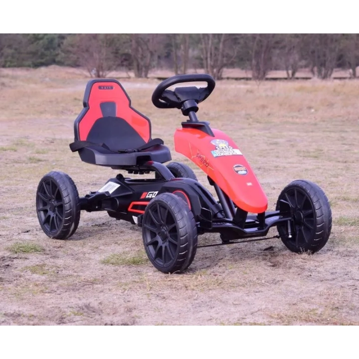 DUŻY GOKART SPEED NA PEDAŁY Z HAMULCEM, REGULOWANE SIEDZENIE, JAKOŚĆ/AHL005