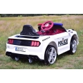 AUTO POLICJA, DŹWIĘKI, MIĘKKIE KOŁA EVA, MIĘKKIE SIEDZENIE/BBH0007