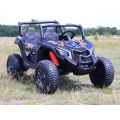 MEGA BUGGY SXS DLA 2 DZIECI 2X120W, SUPER MOC, PRZESUWANE SIEDZENIE, WALIZKA/BBH028
