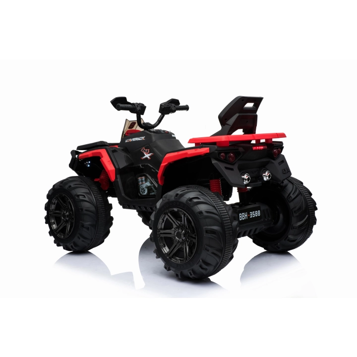 MEGA WIELKI QUAD MAVERICK Z NAPĘDEM 4X4, AMORTYZATORY, MIĘKKIE KOŁA,/BBH3588