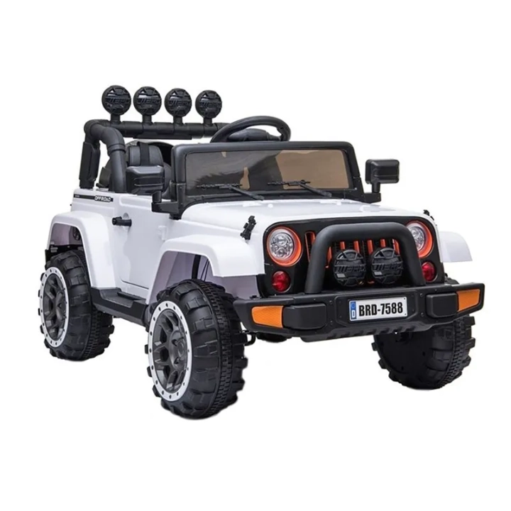 MEGA JEEP FULLTIME, NAPĘD 4X4, 1X12V ,WOLNY START/ MIĘKKIE KOŁA, FUNKCJA BUJANIAEXCLUSIVE/7588