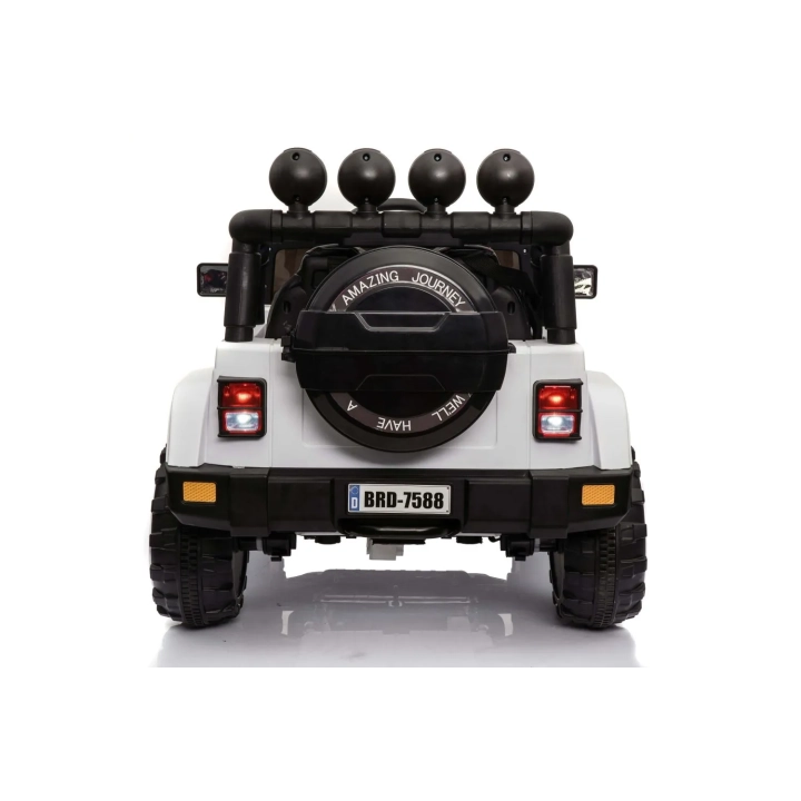 MEGA JEEP FULLTIME, NAPĘD 4X4, 1X12V ,WOLNY START/ MIĘKKIE KOŁA, FUNKCJA BUJANIAEXCLUSIVE/7588