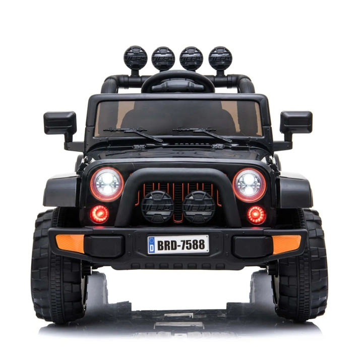 MEGA JEEP FULLTIME, NAPĘD 4X4, 1X12V ,WOLNY START/ MIĘKKIE KOŁA, EXCLUSIVE/7588