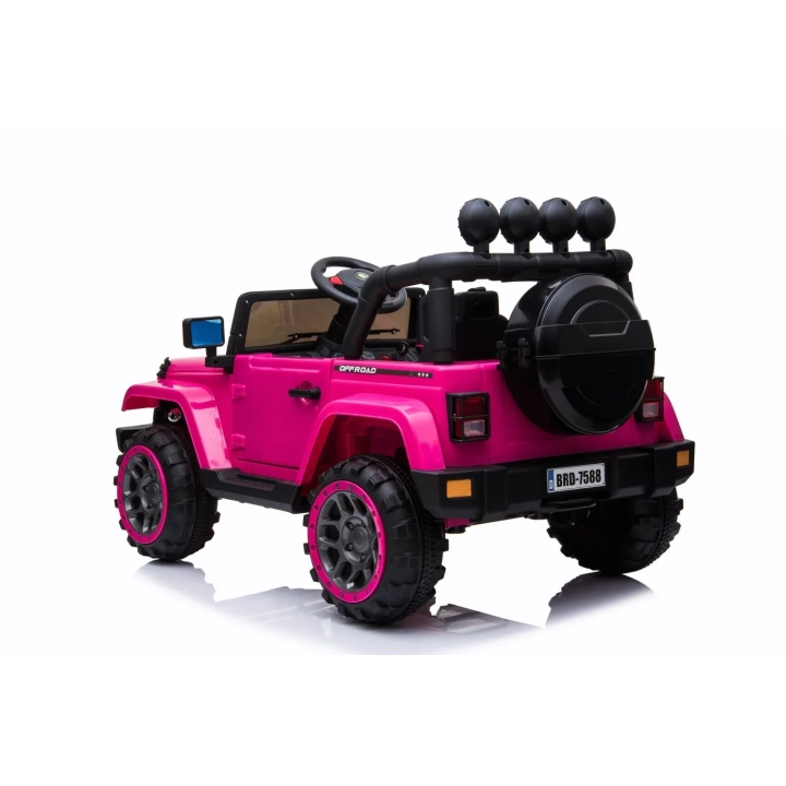 MEGA JEEP FULLTIME, NAPĘD 4X4, 1X12V ,WOLNY START/ MIĘKKIE KOŁA, FUNKCJA BUJANIAEXCLUSIVE/7588
