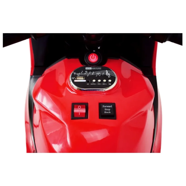 NAJNOWSZY WIELKI MOTOR ŚCIGACZ , ŚWIECĄCE KOŁA, PANEL, DŹWIĘKI, SKÓRA, GAZ W MANETCE/FT8728