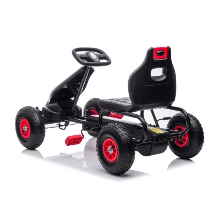 DUŻY GOKART NA PEDAŁY SUPER POWER 5, POMPOWANE KOŁA/G18