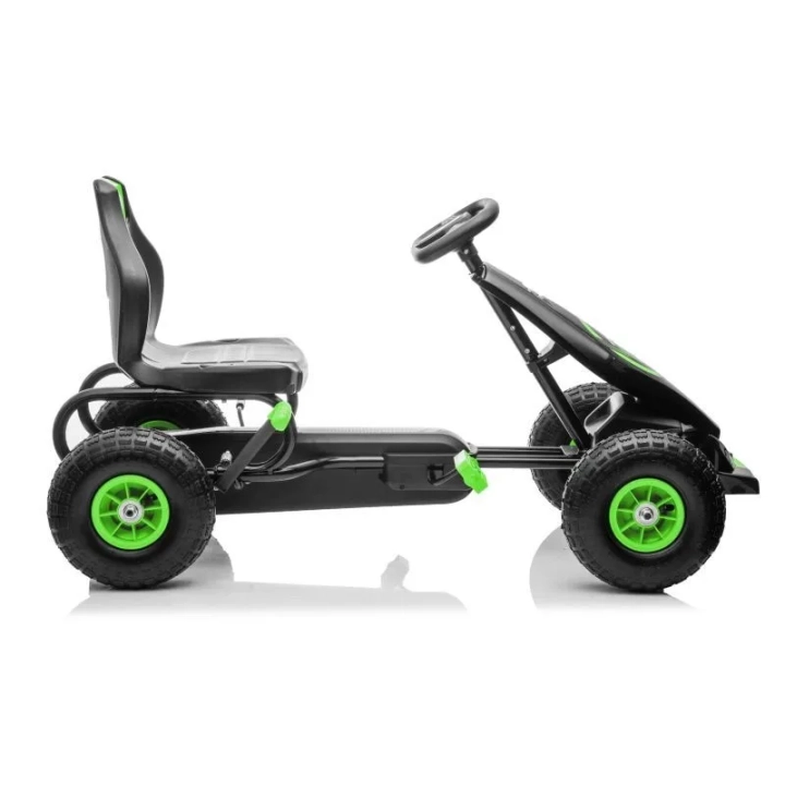 DUŻY GOKART NA PEDAŁY SUPER POWER 5, POMPOWANE KOŁA/G18