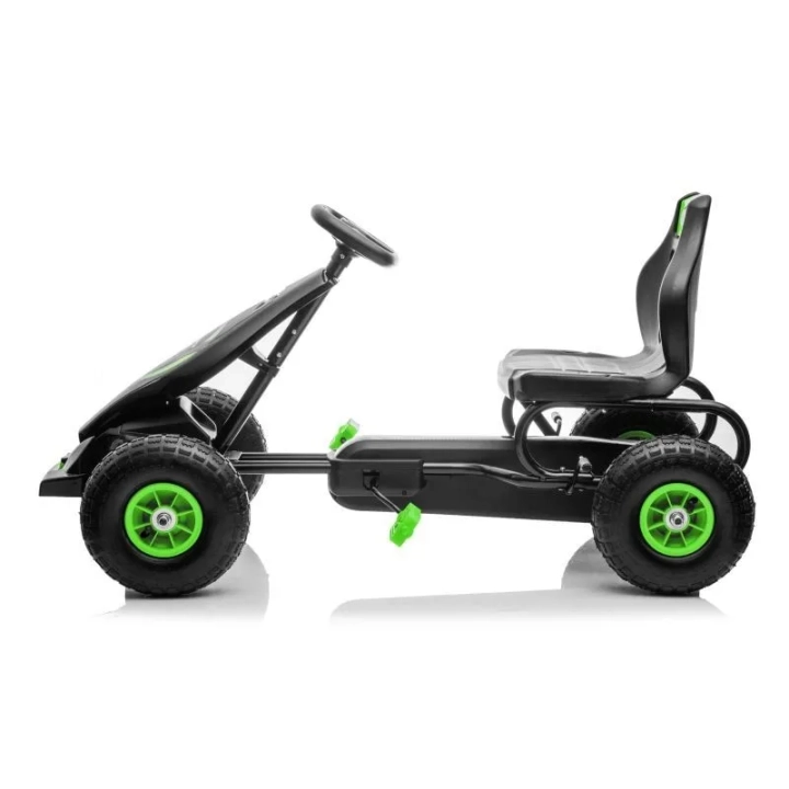 DUŻY GOKART NA PEDAŁY SUPER POWER 5, POMPOWANE KOŁA/G18
