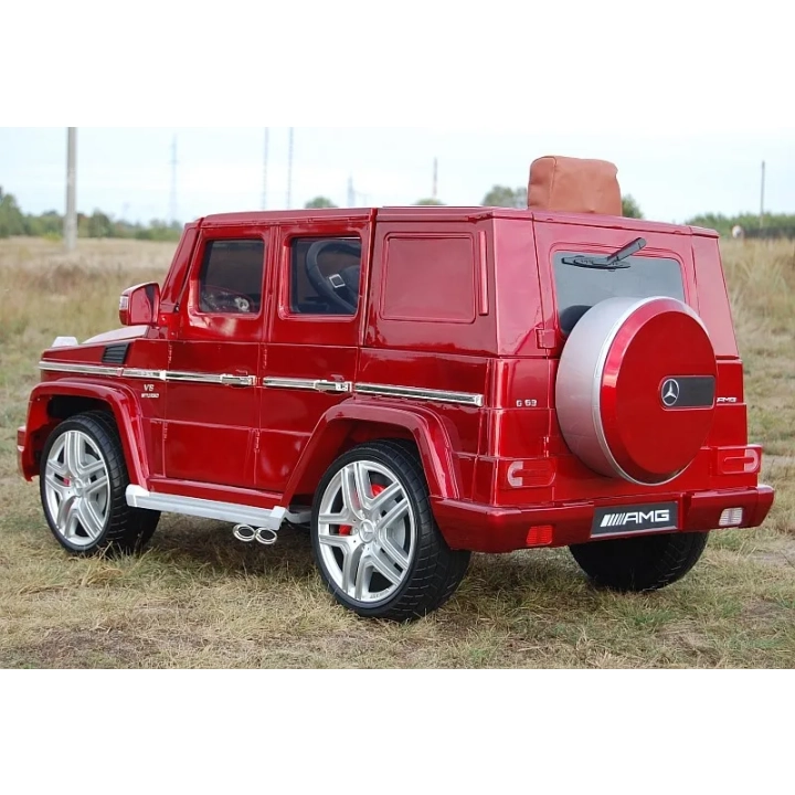 MERCEDES G63 AMG DWA SILNIKI, OTWIERA DRZWI MOCNY, MIĘKKIE KOŁA/HL168