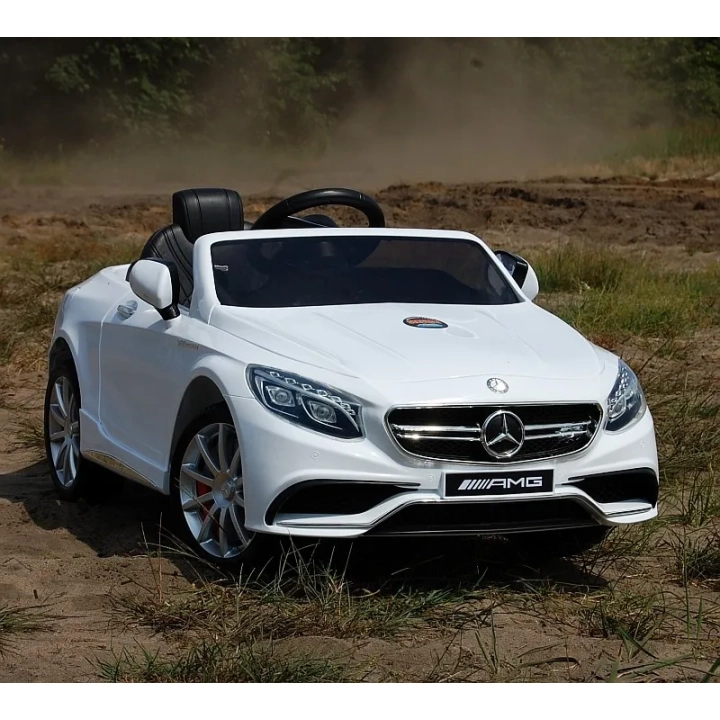 MERCEDES S63 AMG LICENCJA, MIĘKKIE KOŁA EVA FULL OPCJA/HL169