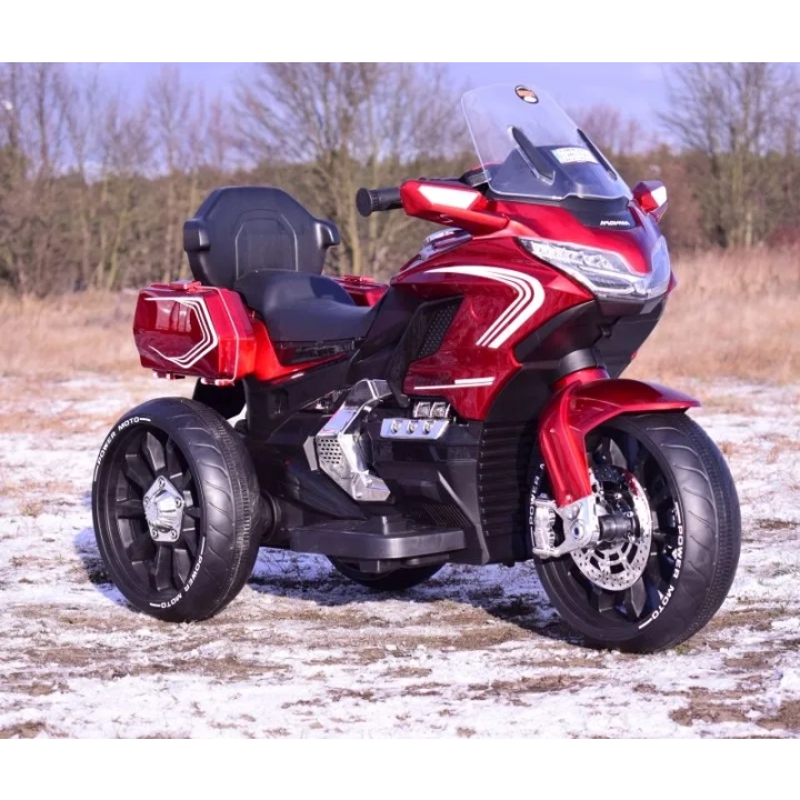 MEGA MOTOR TURYSTYCZNY NA AKUMULATOR LAKIER, ŚWIATŁA/ HLW1688