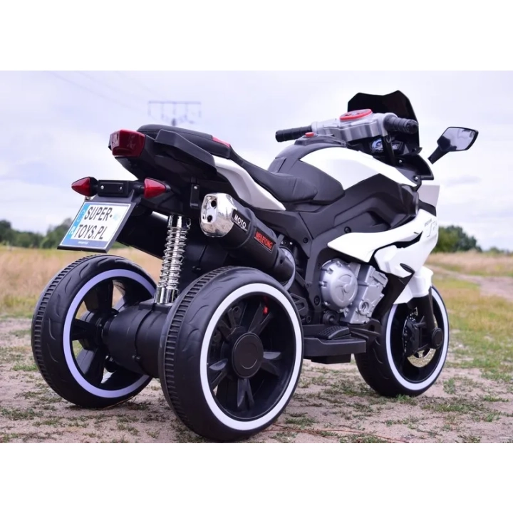 DUŻY MOTOR ŚCIGACZ STRONG 2 EXCLUSIVE, ŚWIECĄCE KOŁA/HLX2018