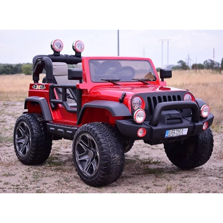 MEGA JEEP PERFECT 002 EXCLUSIVE 4x4 , WOLNY START/ MIĘKKIE KOŁA, LAKIEROWANY HP-002