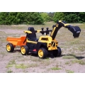 TRAKTOR, KOPARKA NA AKUMULATOR+PRZYCZEPA+PILOT /HRB106