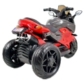 MEGA MOTOR 3 KOŁOWY - MIĘKKIE KOŁA EVA, MIĘKKIE PIKOWANE SIEDZENIE/HS-5188